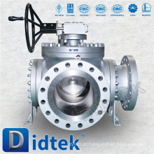 Didtek amplamente utilizado Vendas quentes Válvula de esfera com flange não tóxico